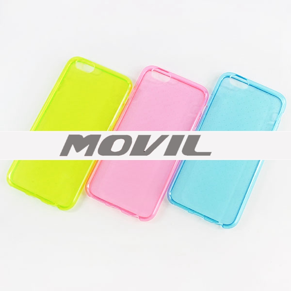 NP-1860 Transparente tpu funda para iPhone  6-15